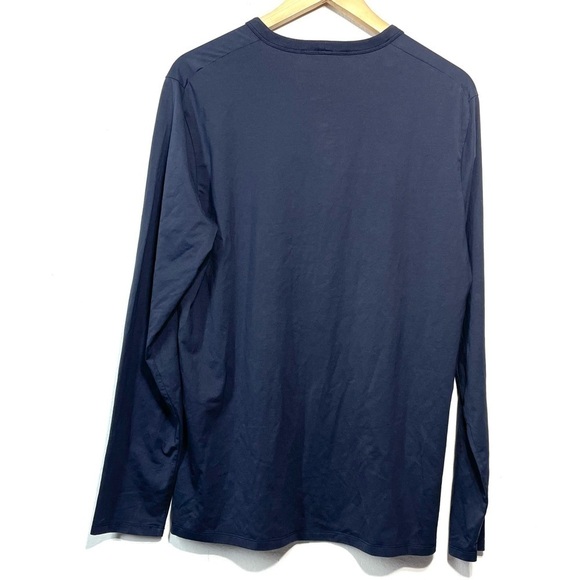 Lululemon Mens Basic Navy Blue long sleeve P631 - Picture 3 of 7